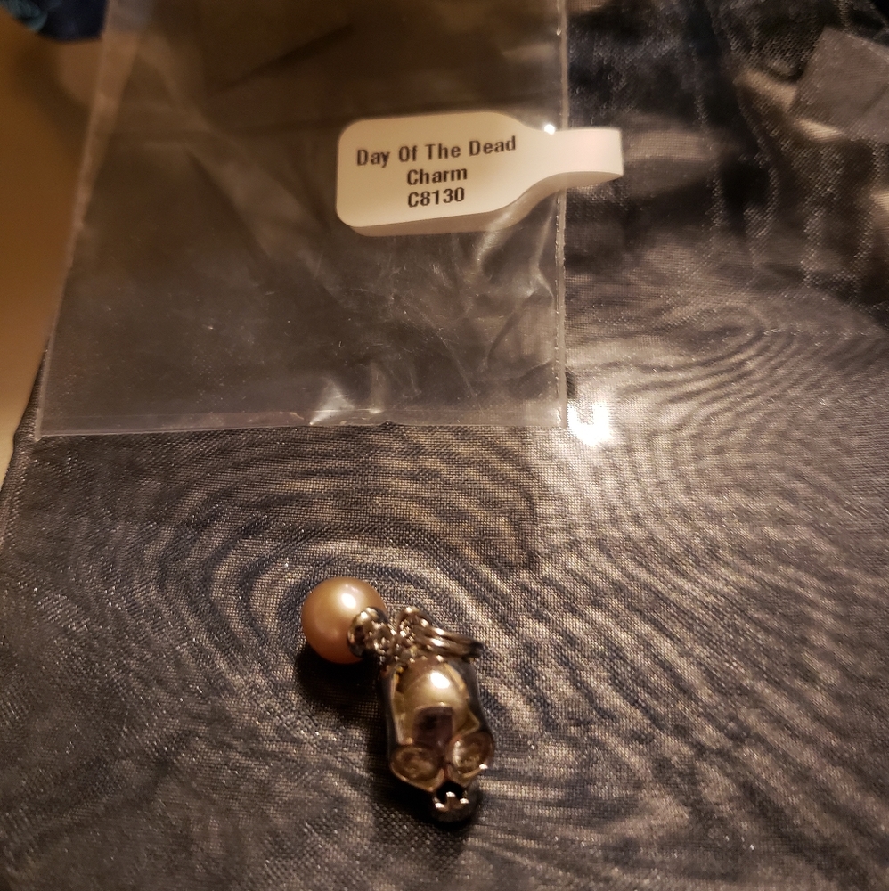 Vantel Pearl's Day of the dead charm